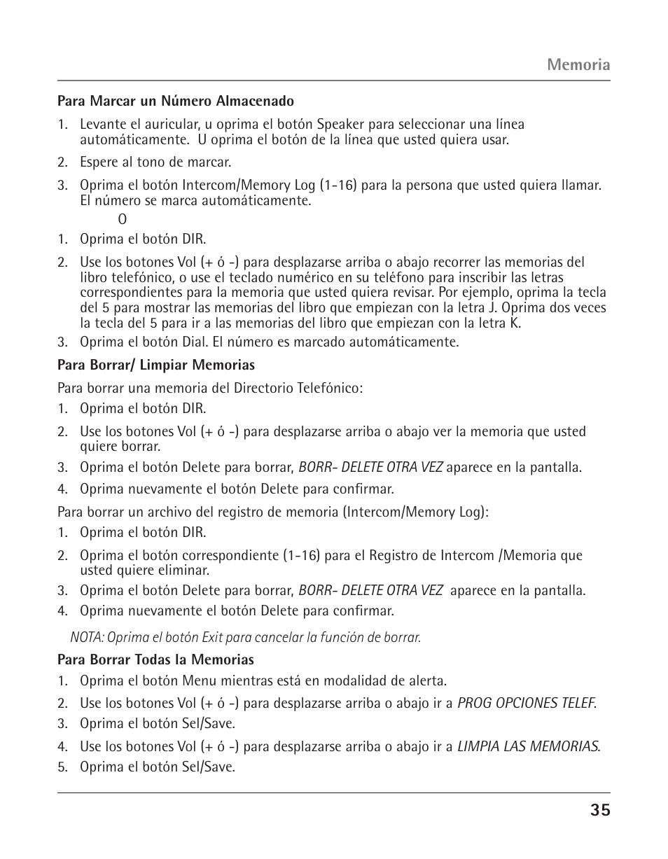 GE 25424 User Manual | Page 79 / 88