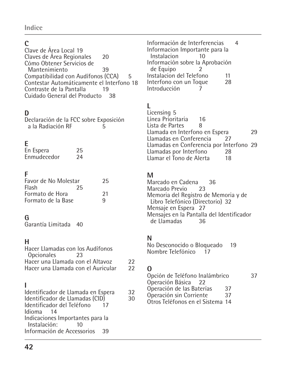 GE 25424 User Manual | Page 86 / 88