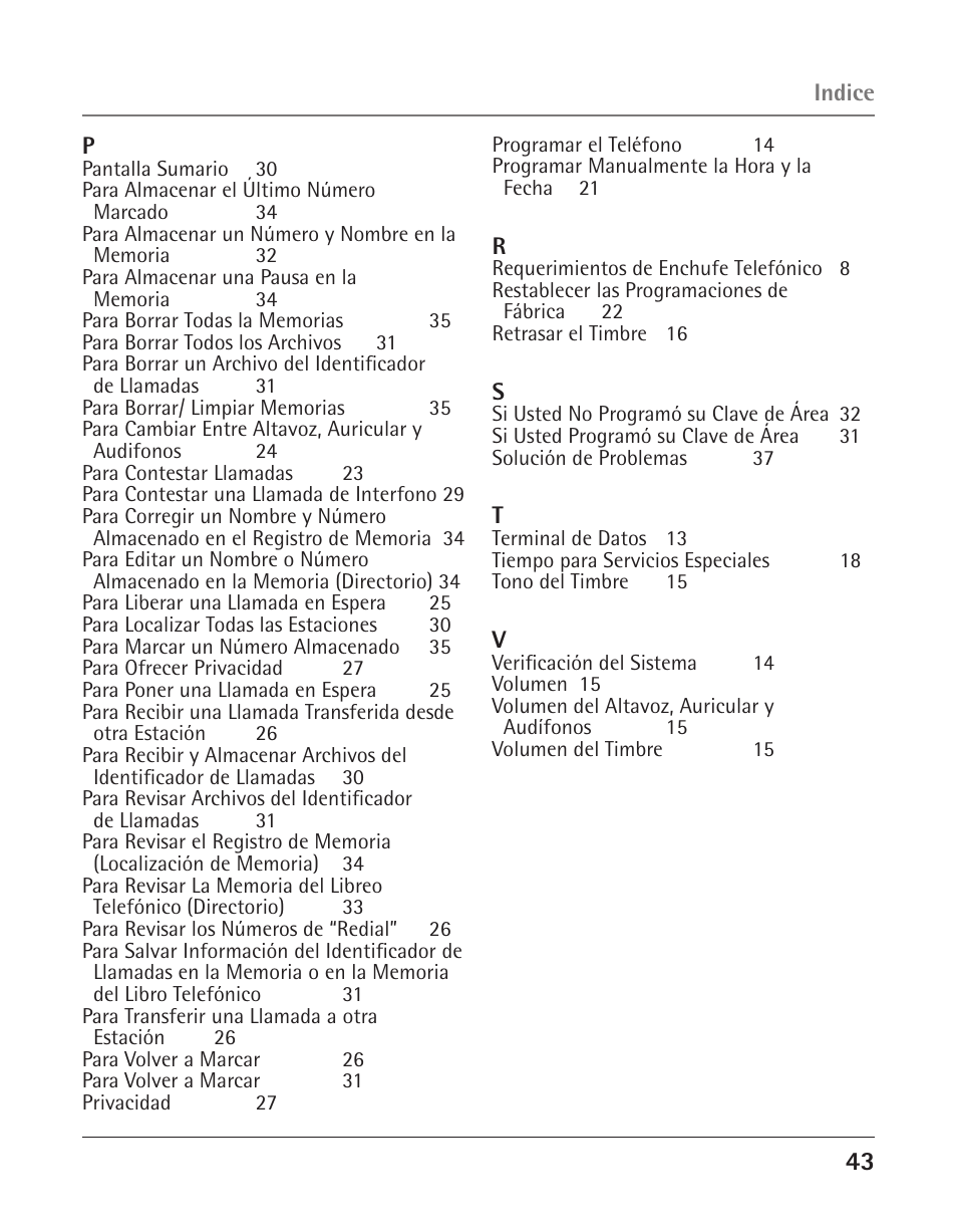 GE 25424 User Manual | Page 87 / 88