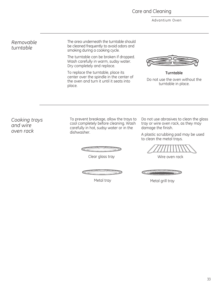 GE ZSA2201 User Manual | Page 33 / 80