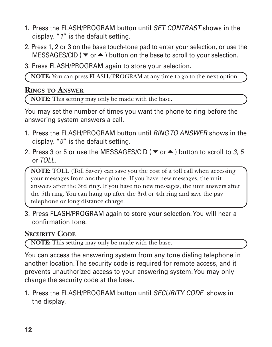 GE 27958 User Manual | Page 12 / 96