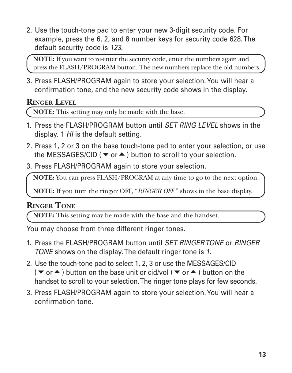 GE 27958 User Manual | Page 13 / 96