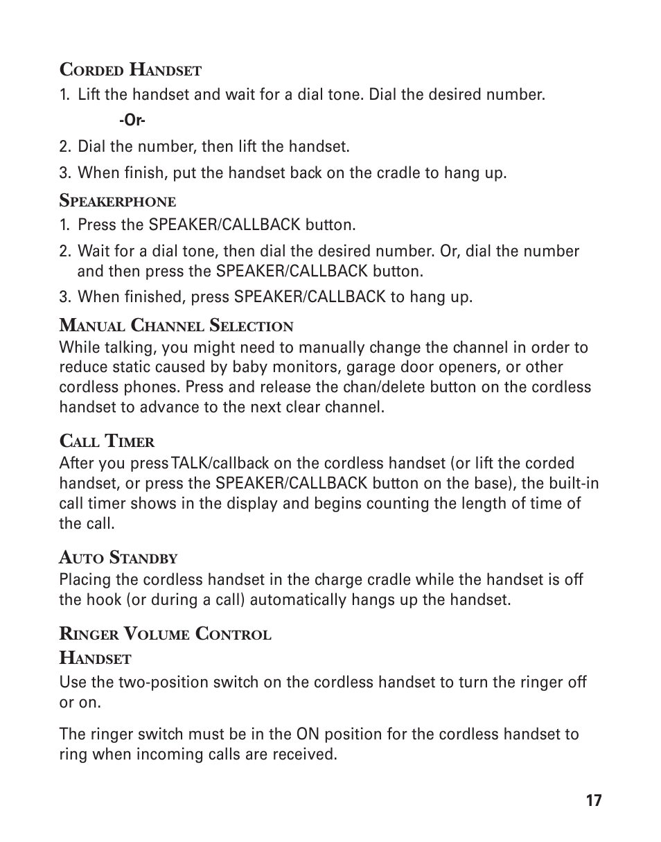 GE 27958 User Manual | Page 17 / 96