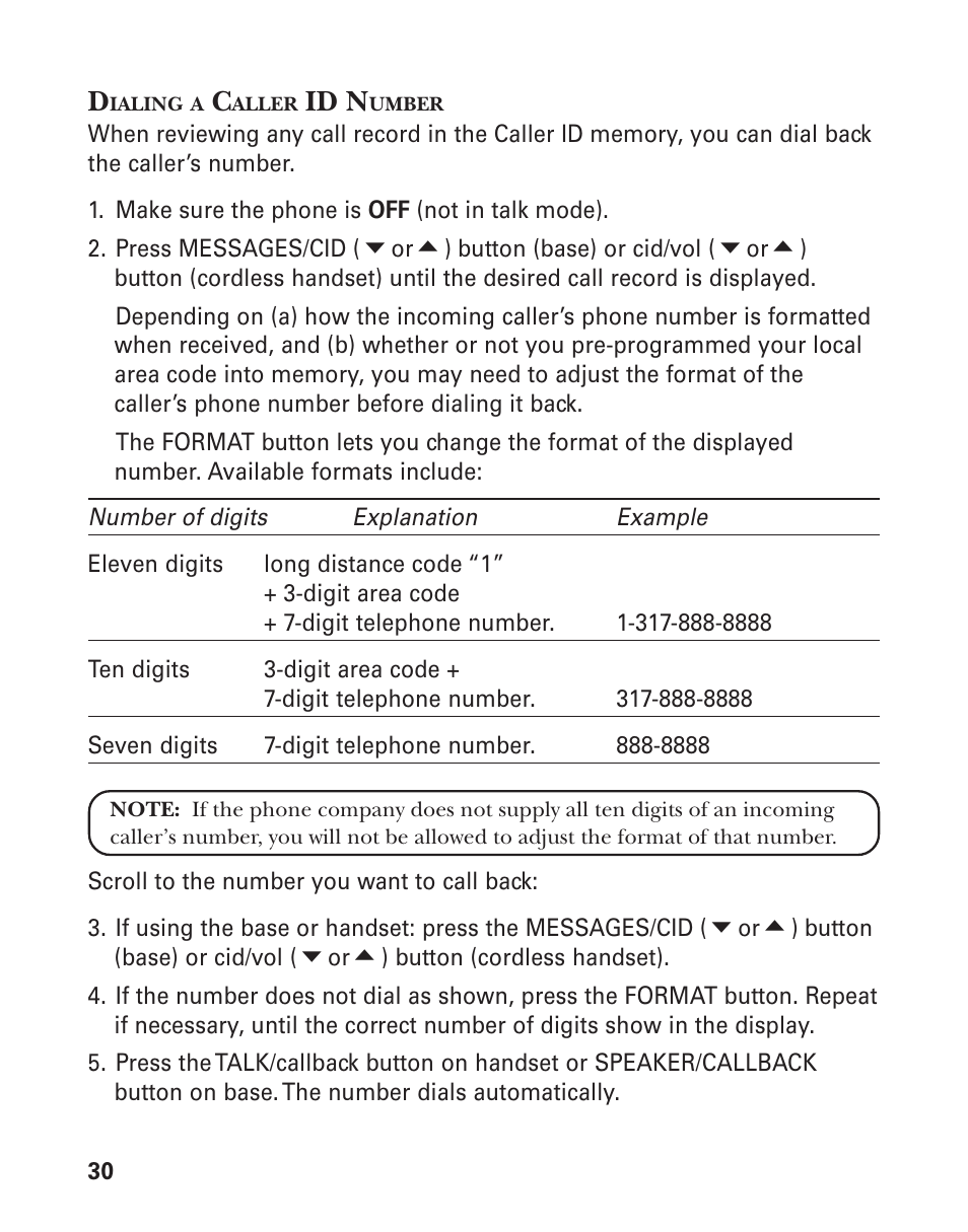 Id n | GE 27958 User Manual | Page 30 / 96