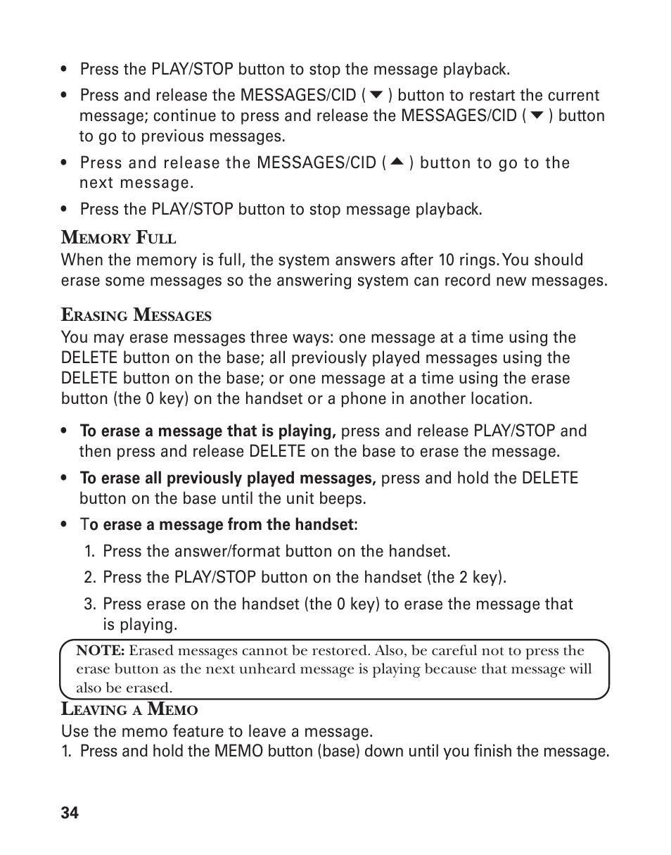 GE 27958 User Manual | Page 34 / 96
