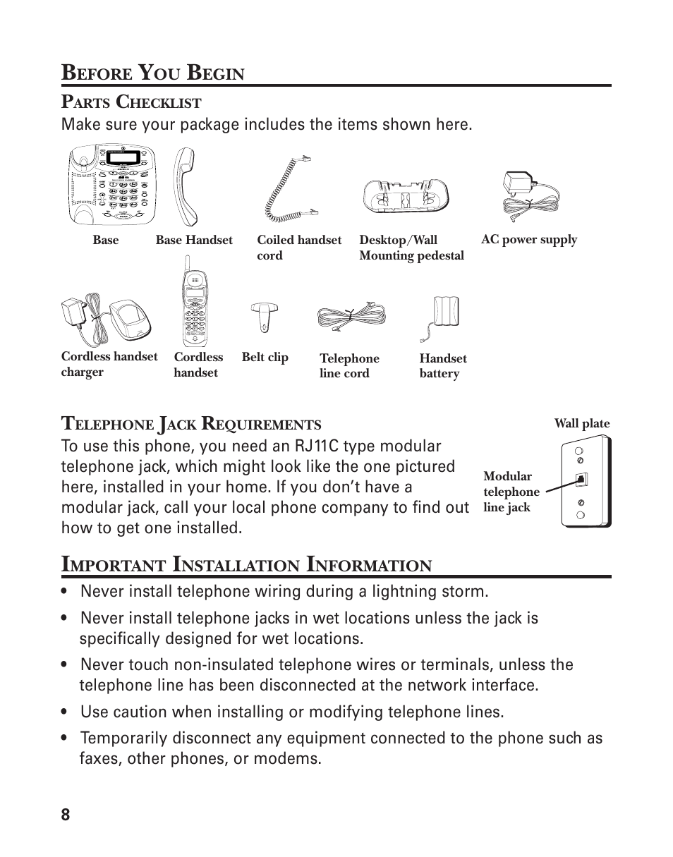 GE 27958 User Manual | Page 8 / 96