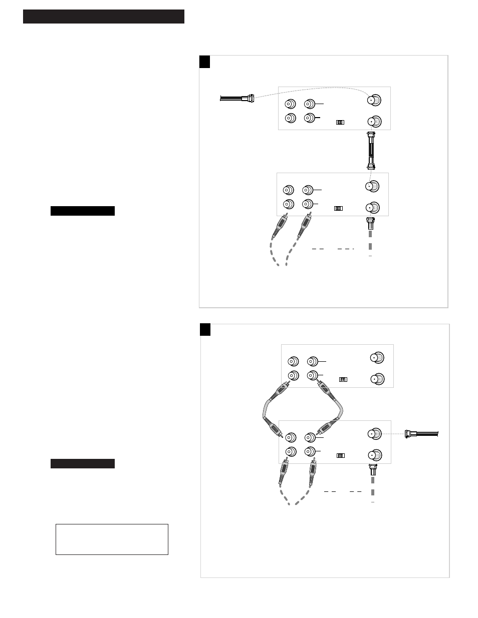 Connecting two vcrs for copying tapes, 6hooking up the vcr, Option a hookup | Option b hookup | GE VG2053/VG4053 User Manual | Page 8 / 32