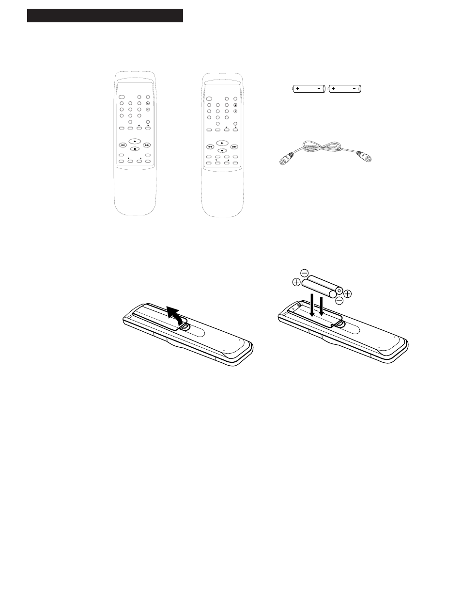 Startup, 7setting up the vcr 1. check accessories with vcr, Insert batteries in remote. 3. turn on the tv | Turn on the vcr, Contact your dealer if any items are missing | GE VG2053/VG4053 User Manual | Page 9 / 32