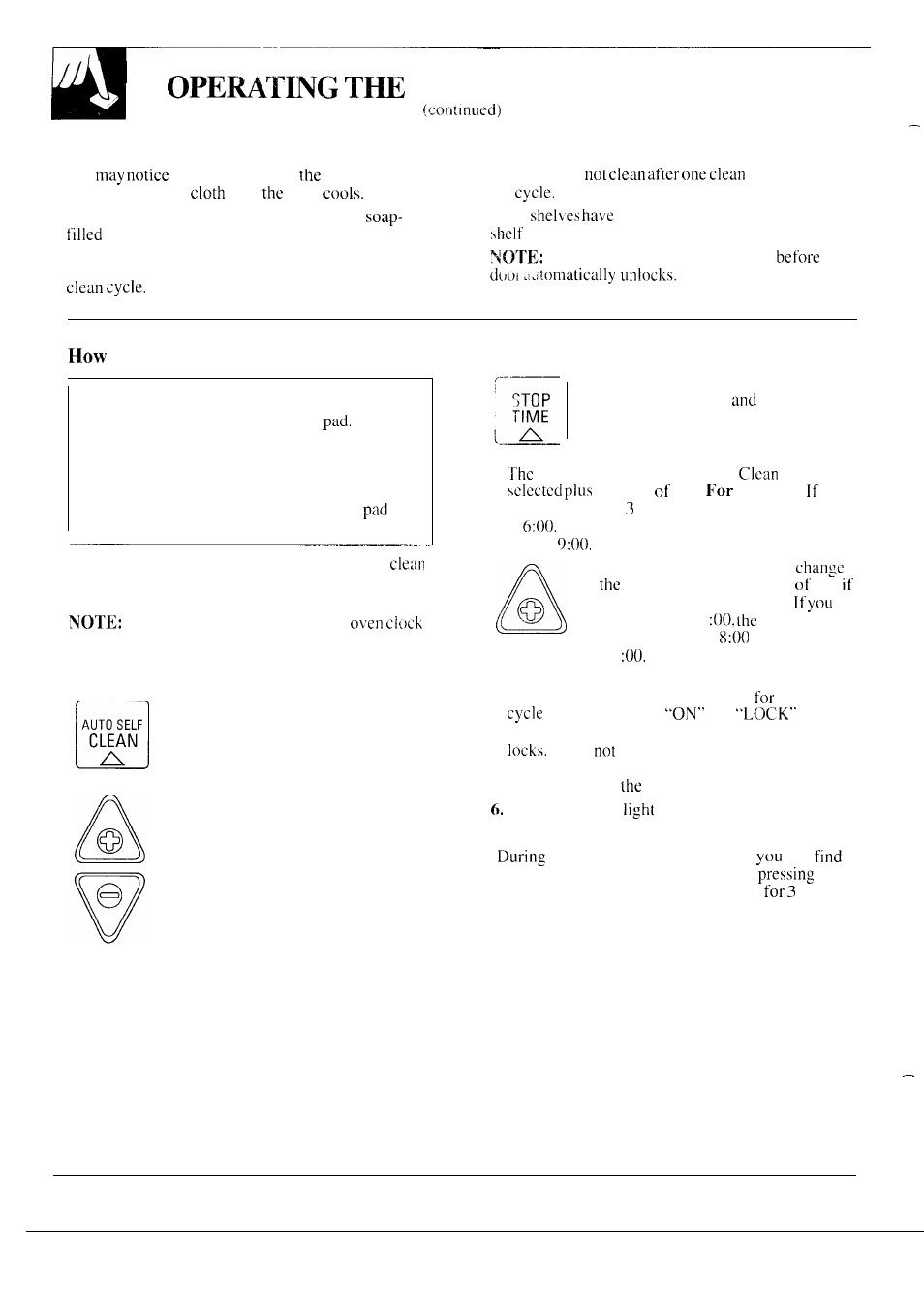 Self-cleaning oven, After self-cleaning | GE 164D2966P126 User Manual | Page 32 / 40