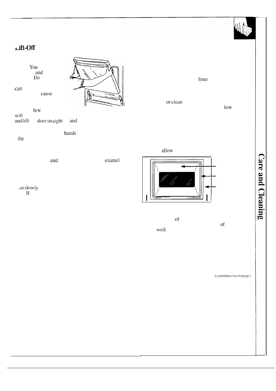 Oven door | GE 164D2966P126 User Manual | Page 35 / 40