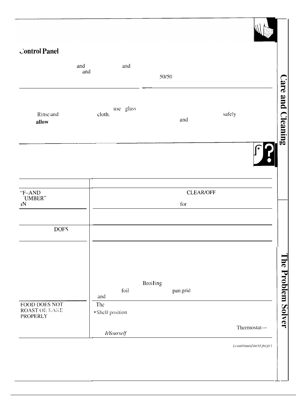 Problem solver , 38, Questions, Use this problem solver | Glass window, Metal parts | GE 164D2966P126 User Manual | Page 37 / 40