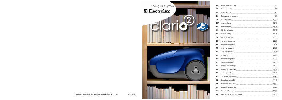 Electrolux ZP 3520 User Manual | 31 pages