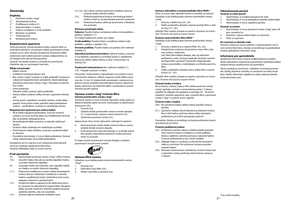 Electrolux ZP 3520 User Manual | Page 12 / 31