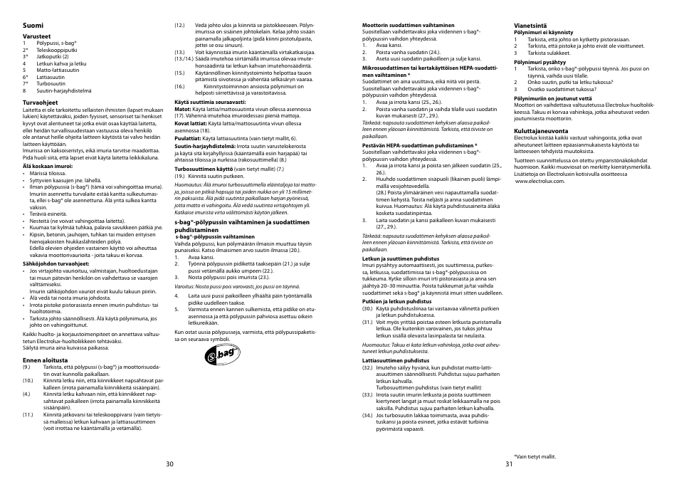 Electrolux ZP 3520 User Manual | Page 17 / 31