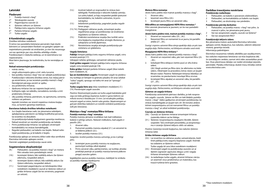 Electrolux ZP 3520 User Manual | Page 21 / 31