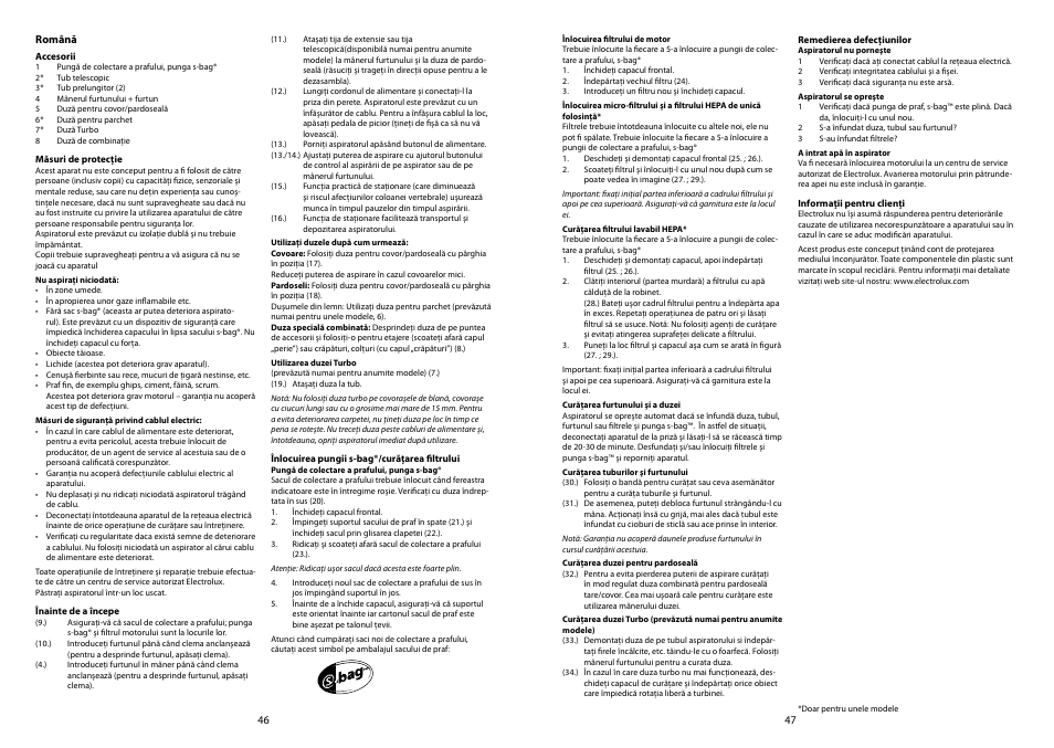 Electrolux ZP 3520 User Manual | Page 25 / 31