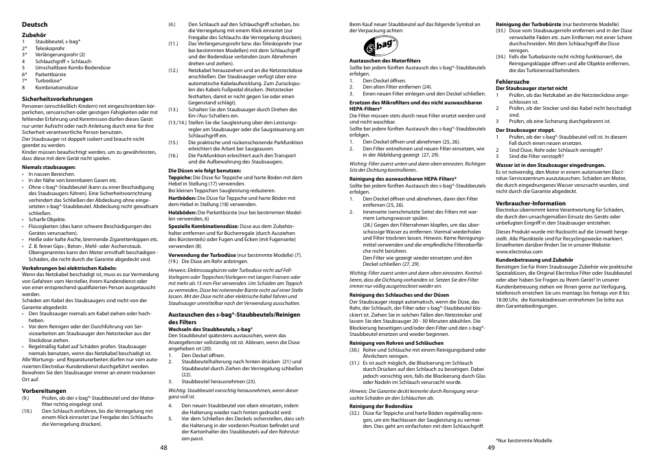 Electrolux ZP 3520 User Manual | Page 26 / 31