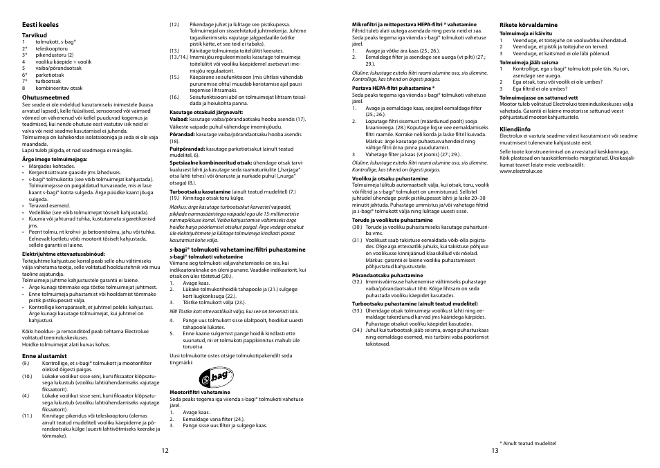 Electrolux ZP 3520 User Manual | Page 8 / 31