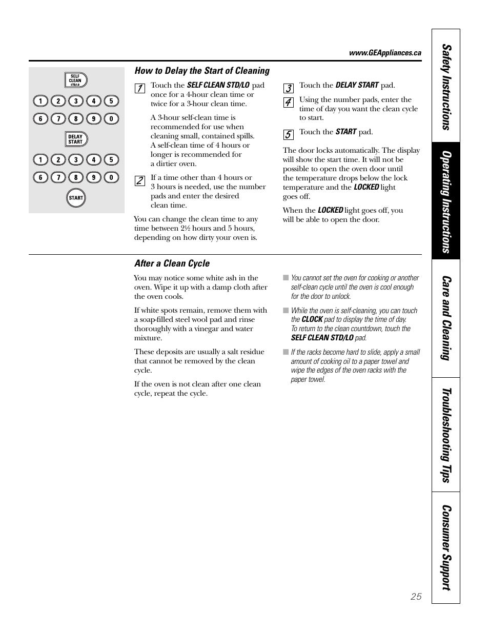 GE JCB968 User Manual | Page 25 / 48