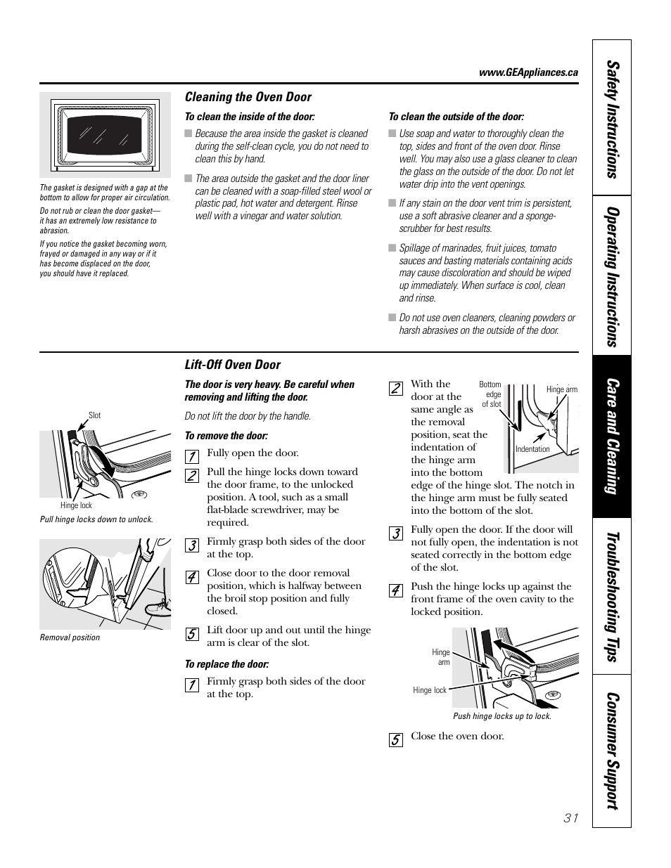 GE JCB968 User Manual | Page 31 / 48