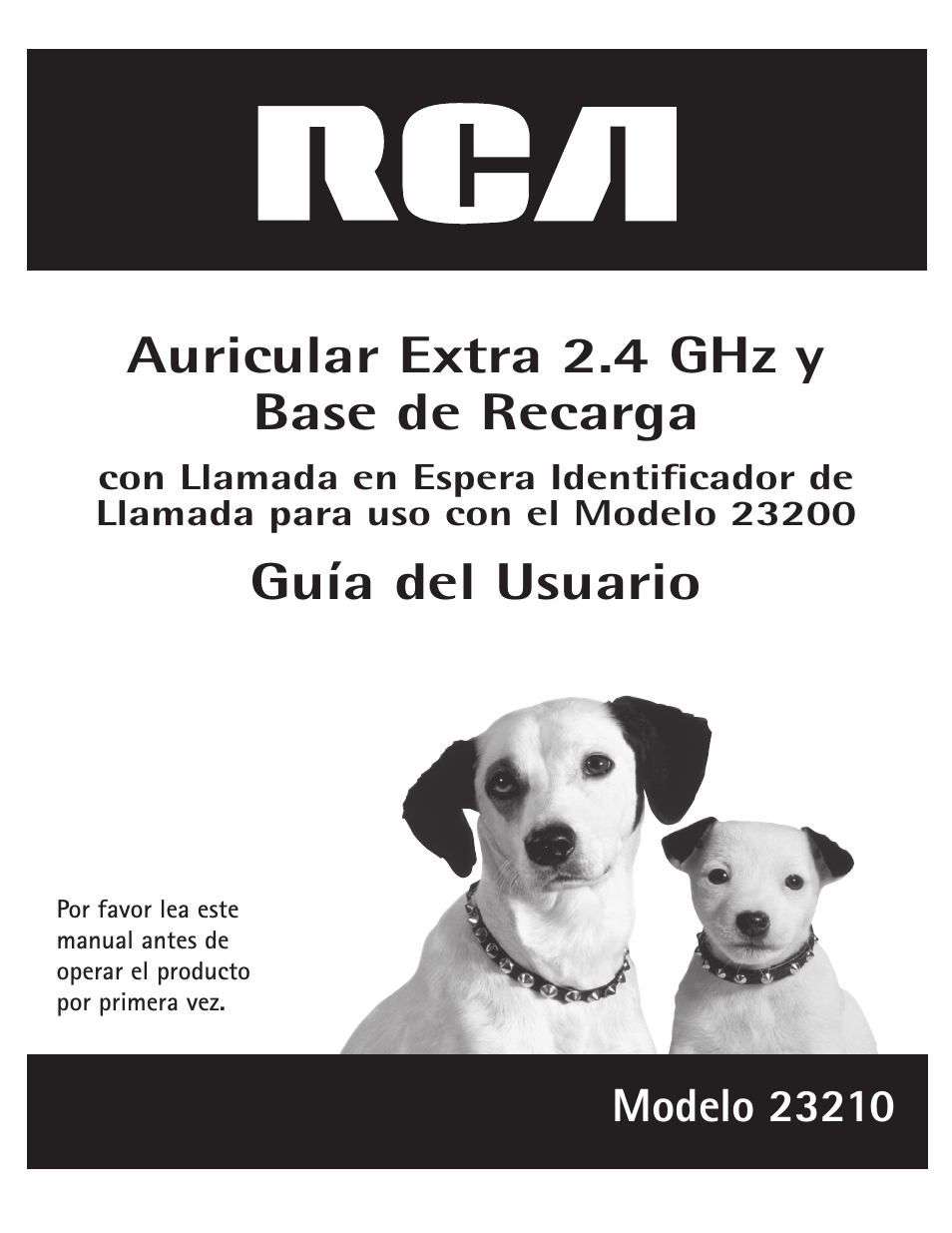 Auricular extra 2.4 ghz y base de recarga, Guía del usuario | GE 23200 User Manual | Page 25 / 48