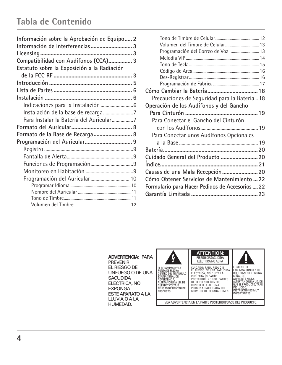 GE 23200 User Manual | Page 28 / 48