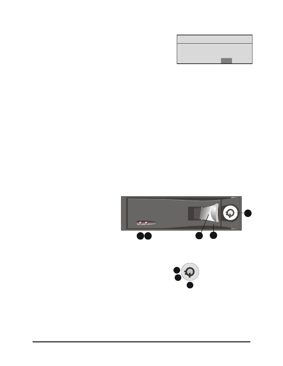 11 the removable hard drive, Hard drive front panel, Key lock | GE 0150-0255C User Manual | Page 12 / 54