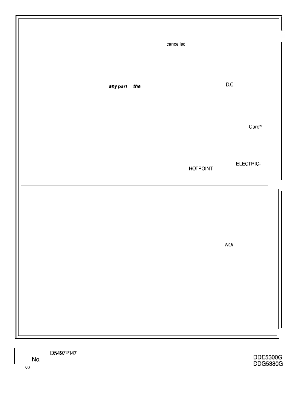 Warranty, Back cover, Your ge automatic clothes dryer | What is covered, What is not covered | GE DDG5380G User Manual | Page 16 / 16