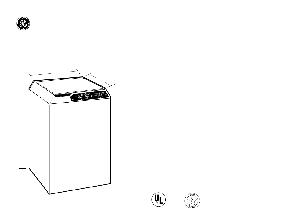 GE Spacemaker WSKS2060 User Manual | 3 pages