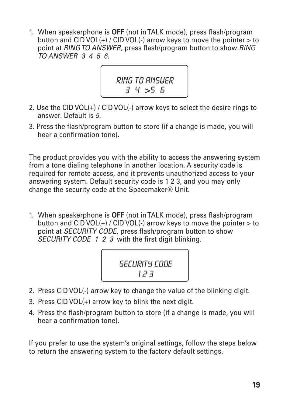 GE 26976 User Manual | Page 19 / 100