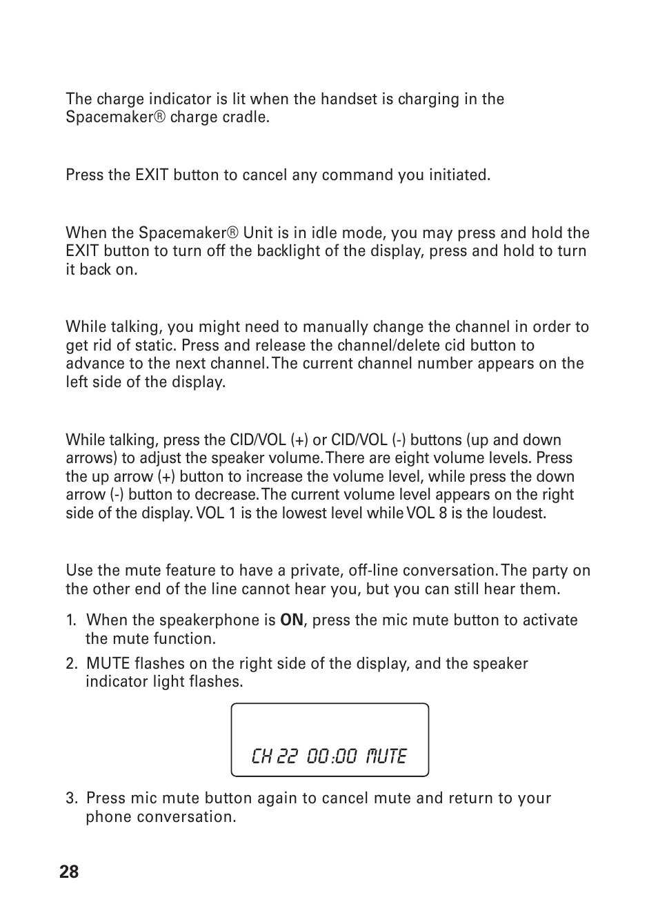 Mic m | GE 26976 User Manual | Page 28 / 100
