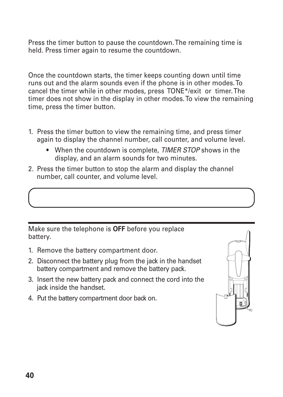 Talk m | GE 26976 User Manual | Page 40 / 100