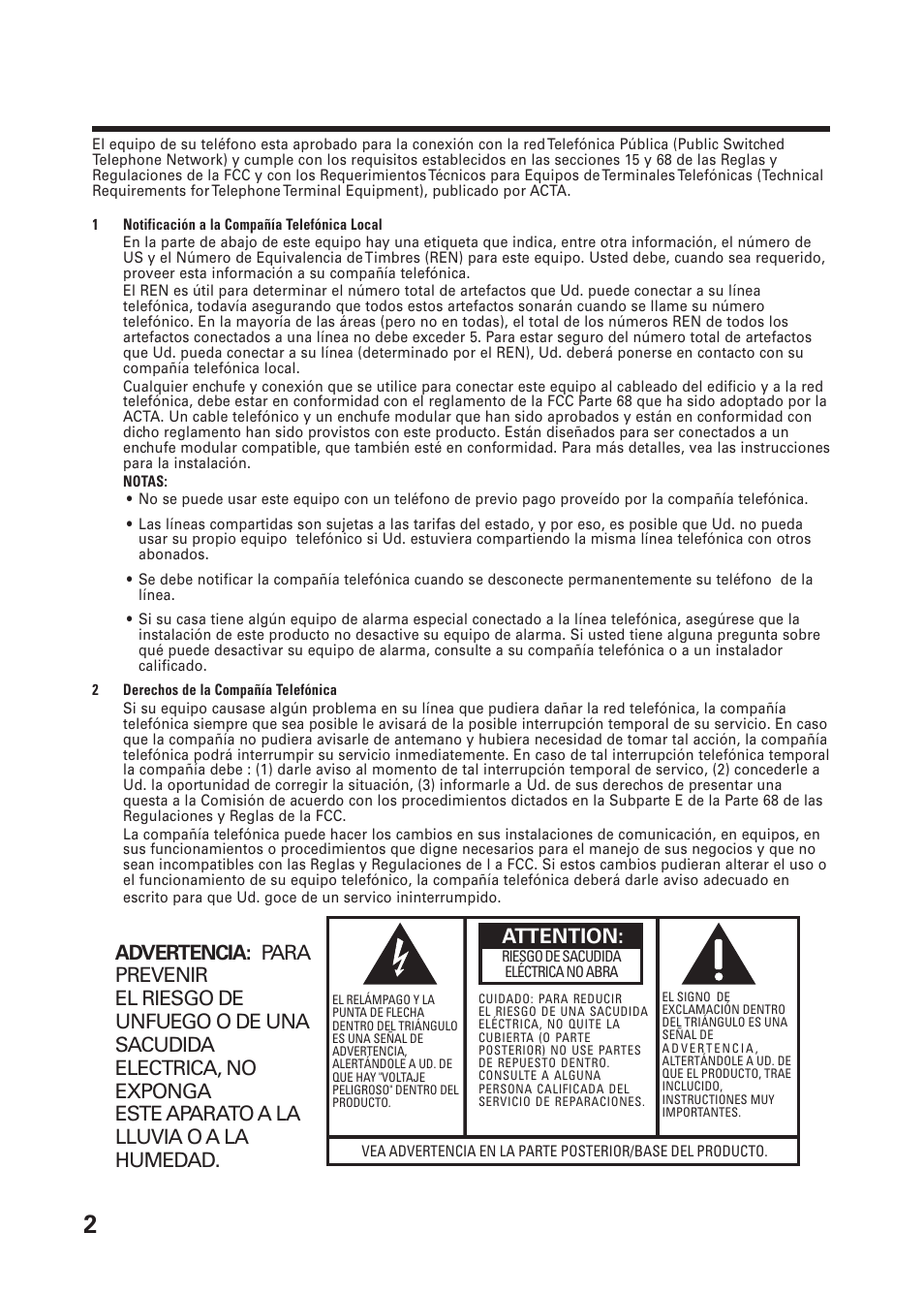 Nformación, Sobre, Probación | Quipo | GE 26976 User Manual | Page 52 / 100