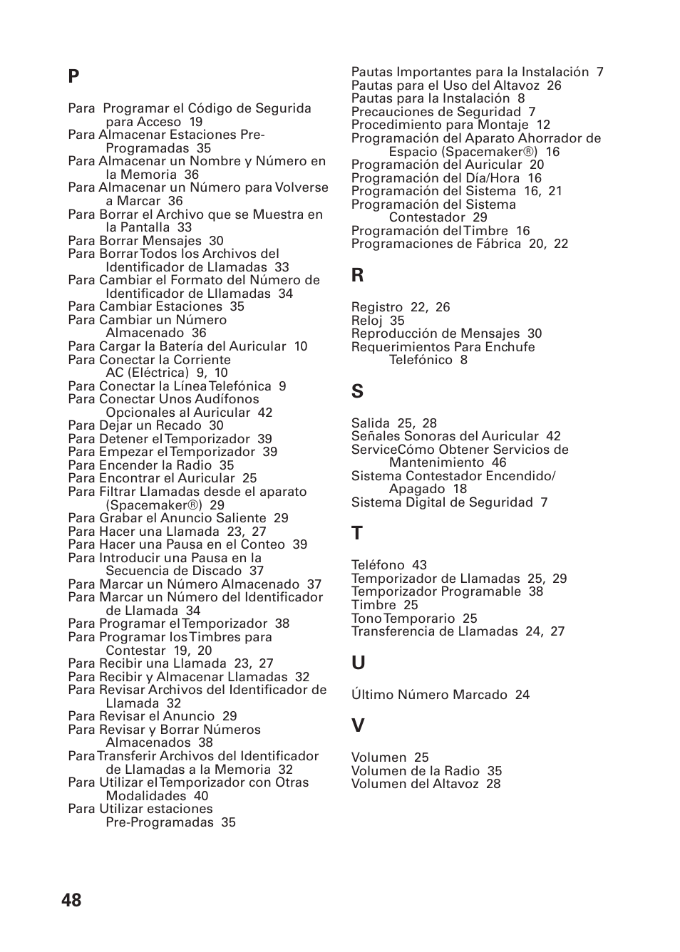 48 p | GE 26976 User Manual | Page 98 / 100