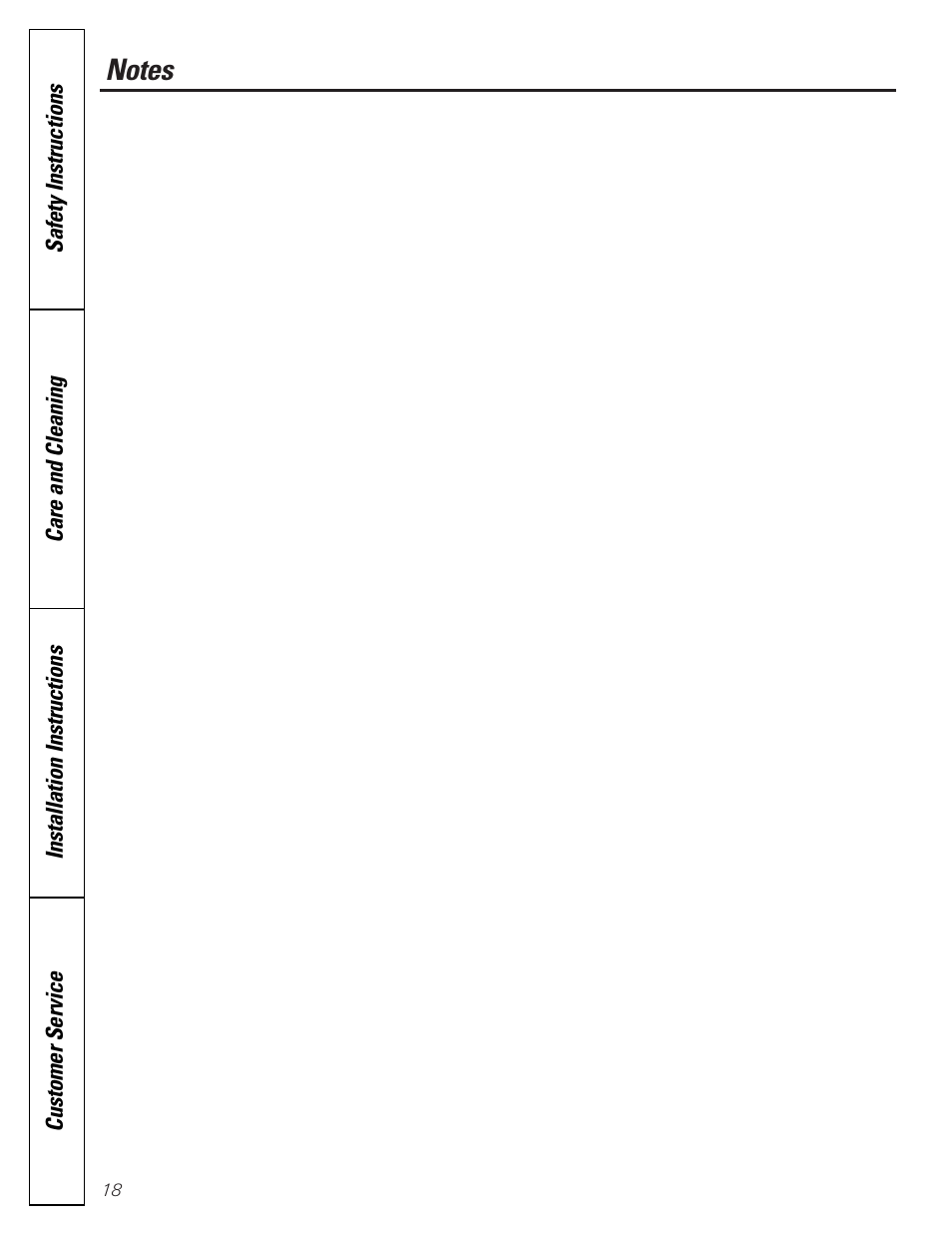 GE DCD330G User Manual | Page 18 / 20