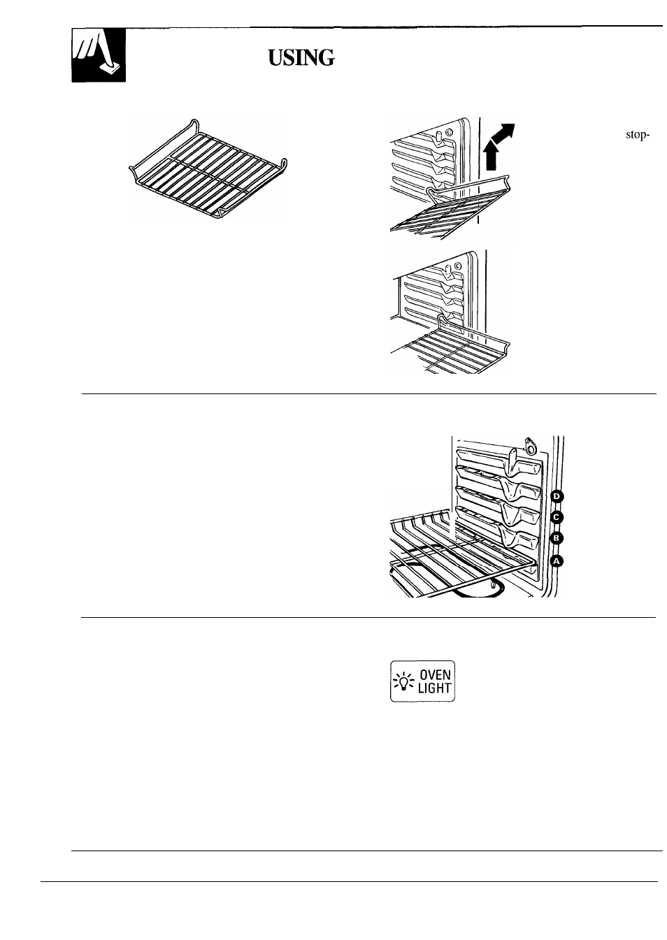 Light; bulb replacement ,36, Your oven | GE 164D2966P030 User Manual | Page 10 / 40