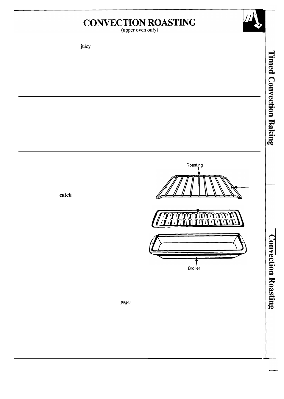 Roasting -17, Special roasting rack, Adapting recipes for convection roasting | Convection roasting rack | GE 164D2966P030 User Manual | Page 15 / 40