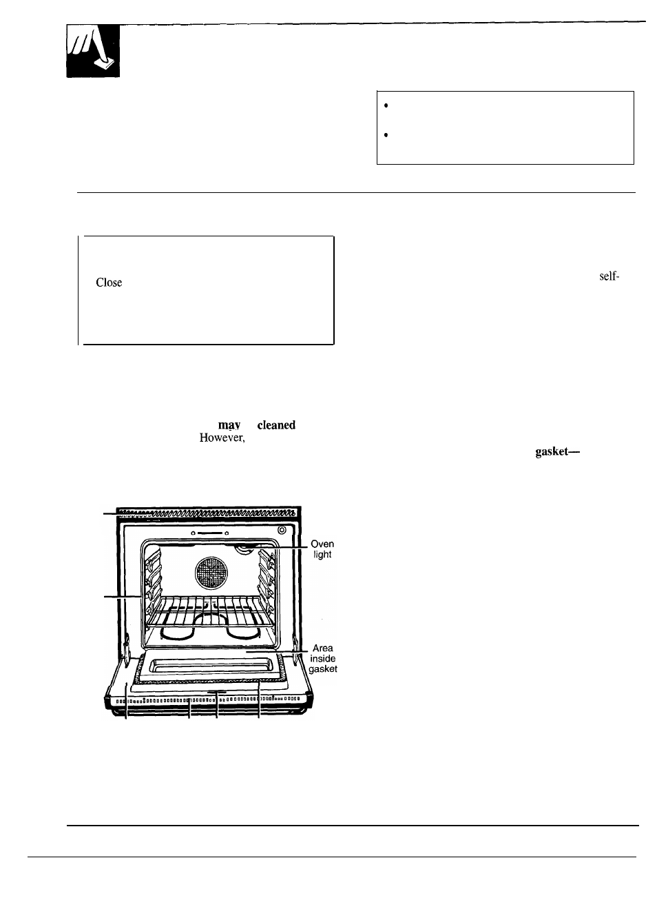 Self-cleaning instructions, Operating the self-cleaning oven, Before a clean cycle | GE 164D2966P030 User Manual | Page 30 / 40