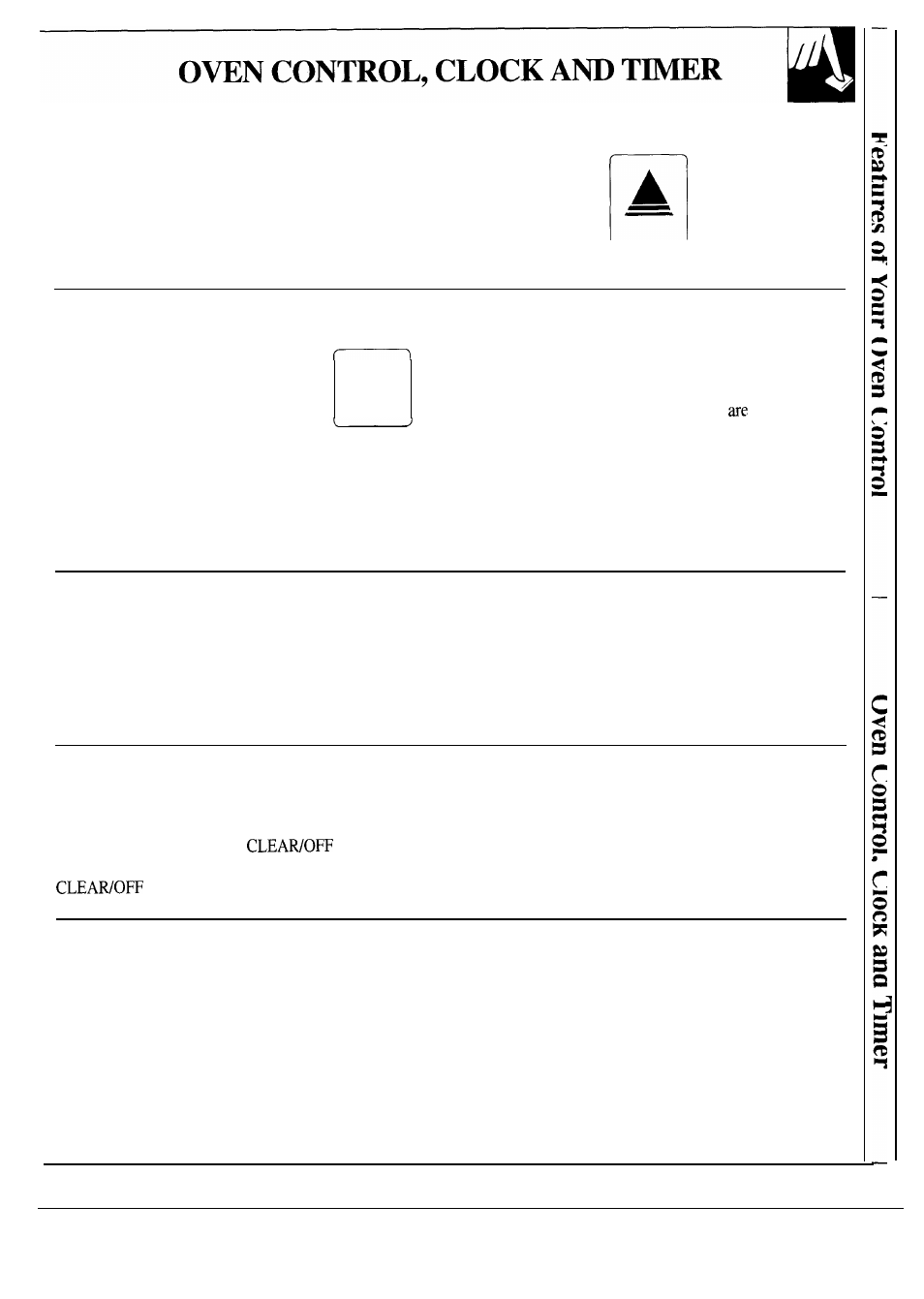 Clock and timer , 8 | GE 164D2966P030 User Manual | Page 7 / 40