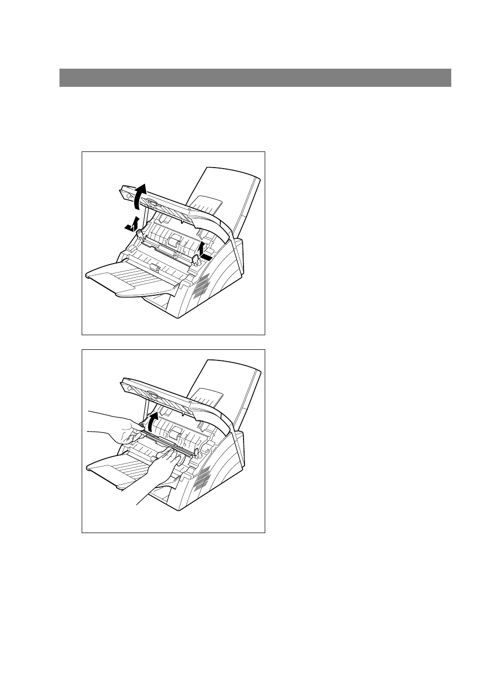 Cleaning the document scanning area, Troubleshooting | GE UF-4000 User Manual | Page 102 / 120