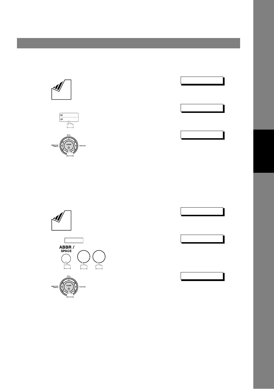 Sending documents | GE UF-4000 User Manual | Page 43 / 120