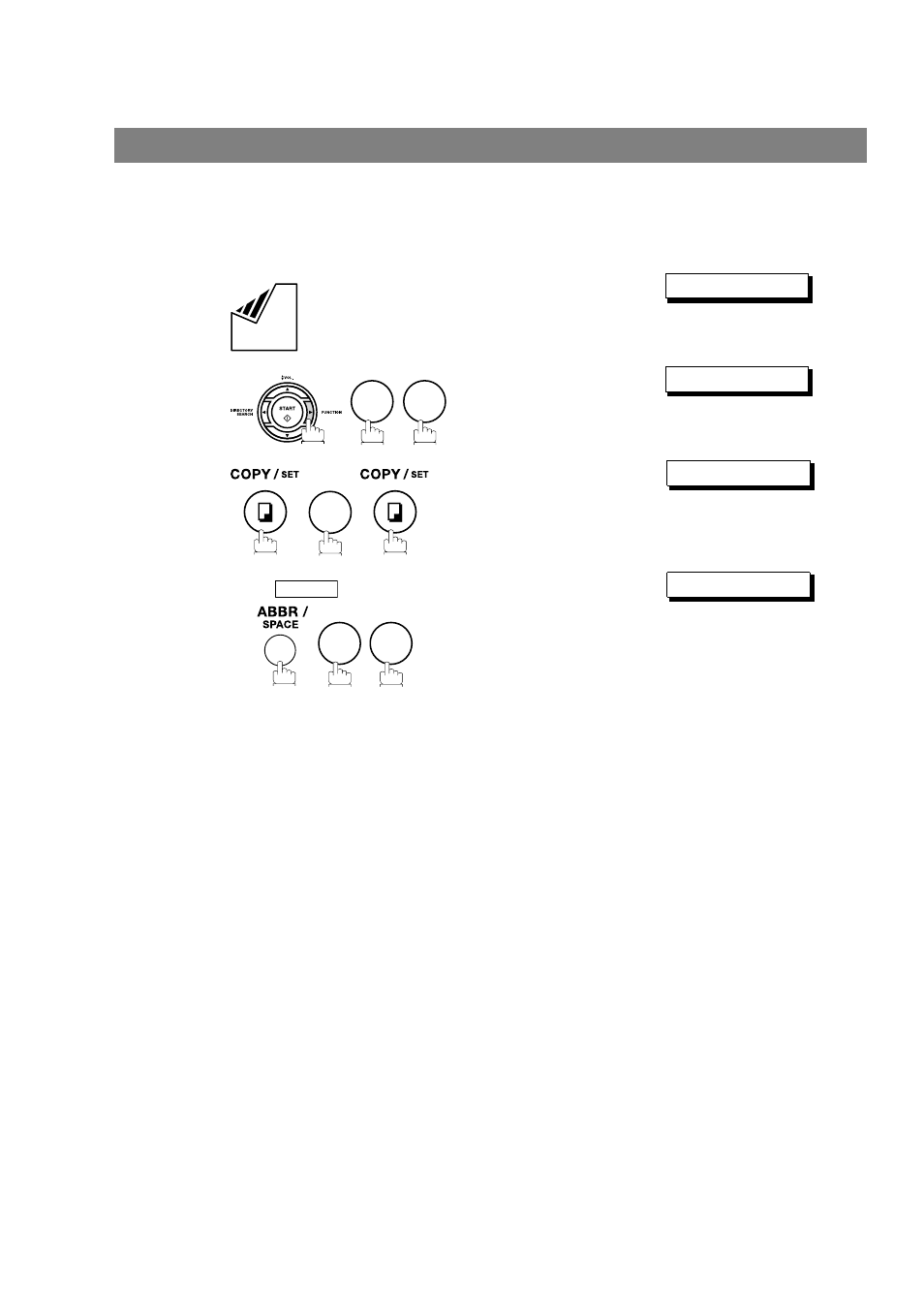 Sending documents, Direct transmission | GE UF-4000 User Manual | Page 48 / 120