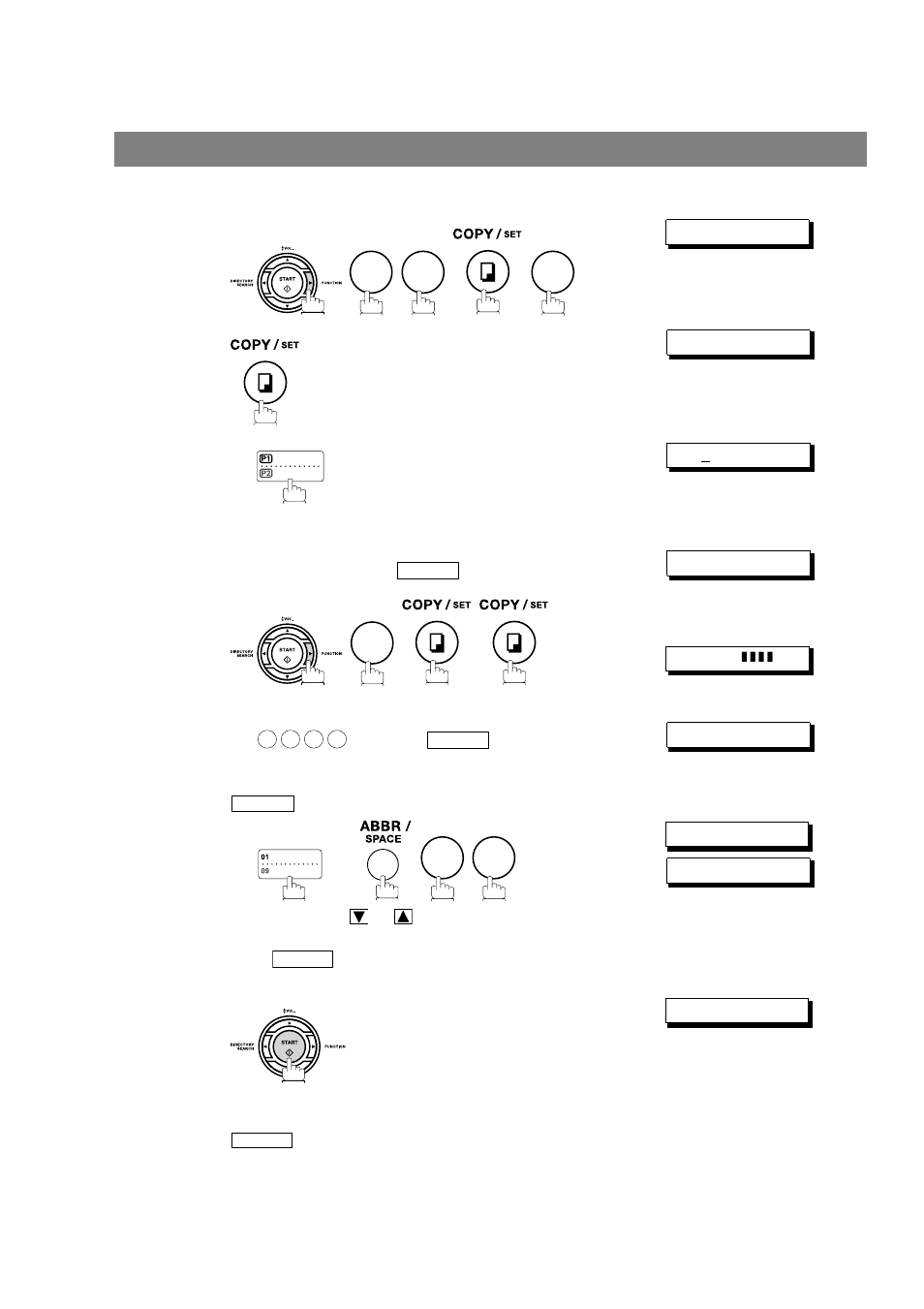 Setting for polling, Program keys | GE UF-4000 User Manual | Page 70 / 120