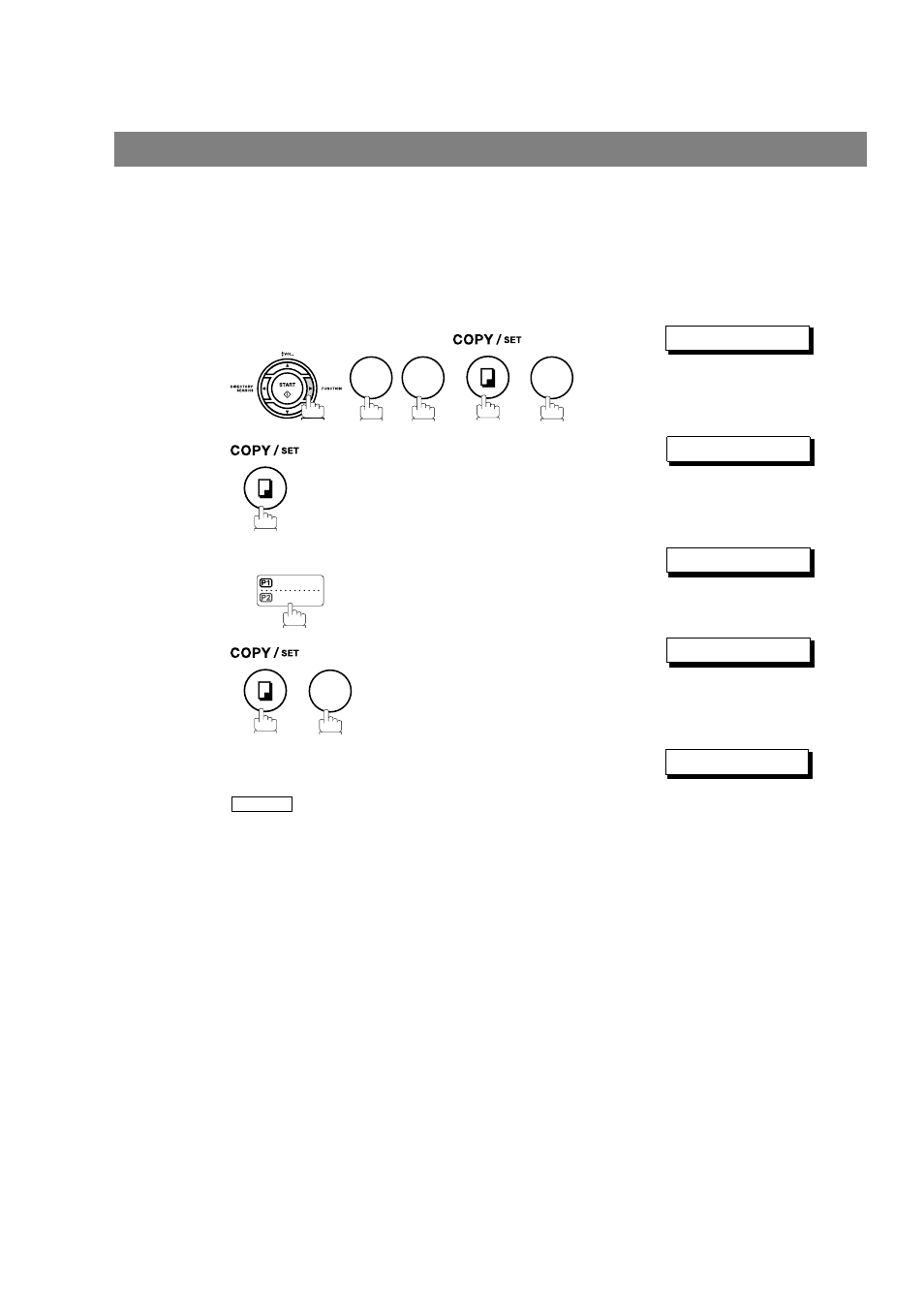Changing or erasing the program key settings, Program keys | GE UF-4000 User Manual | Page 72 / 120