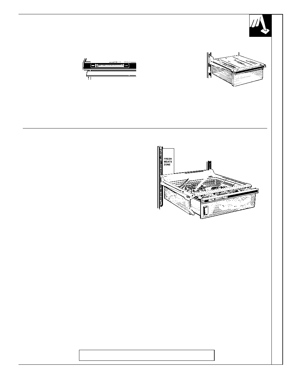 Storage drawers | GE 19 User Manual | Page 11 / 32