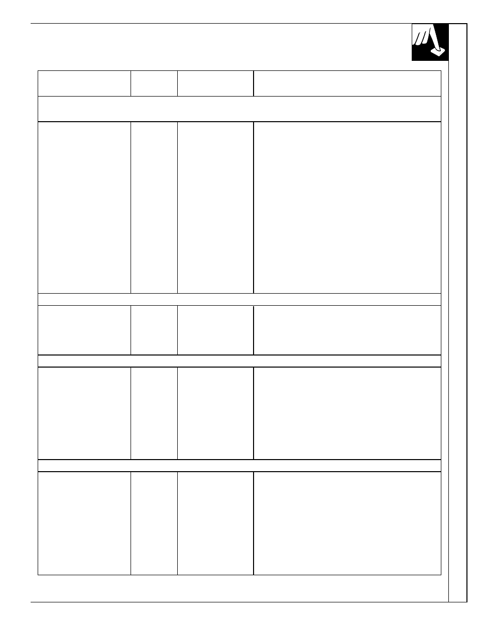 Food storage suggestions | GE 19 User Manual | Page 7 / 32