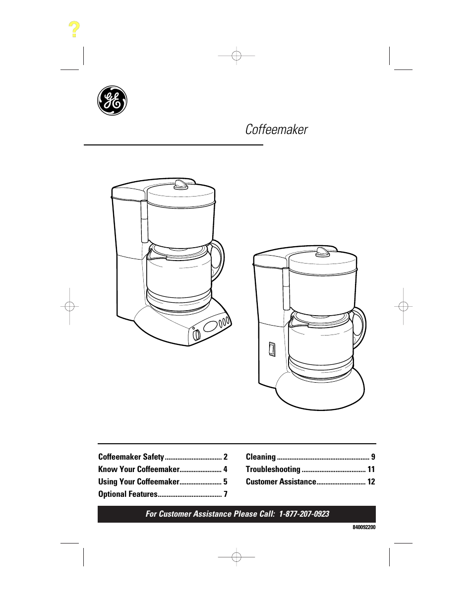 GE 840092200 User Manual | 24 pages