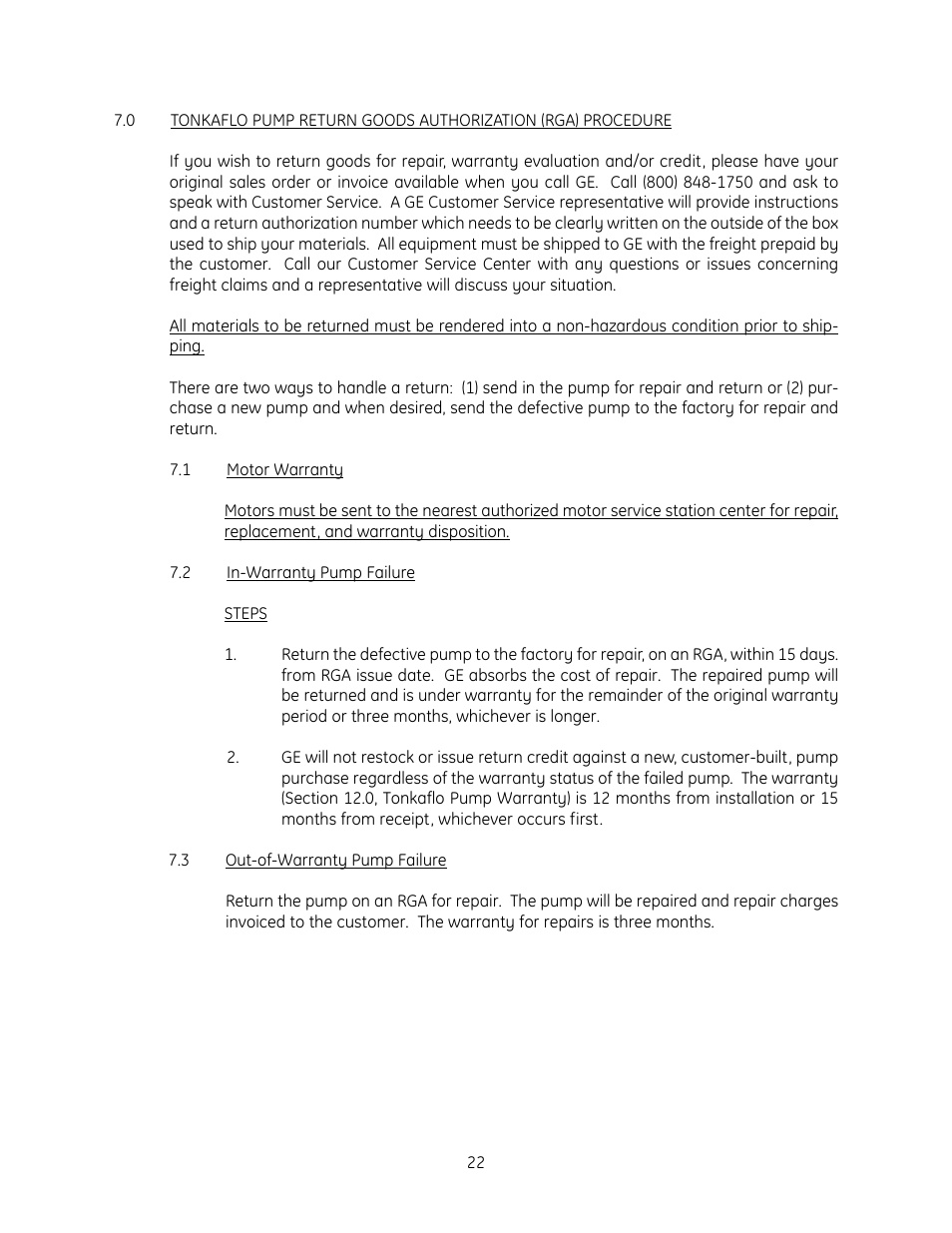 GE SS1000 User Manual | Page 28 / 42