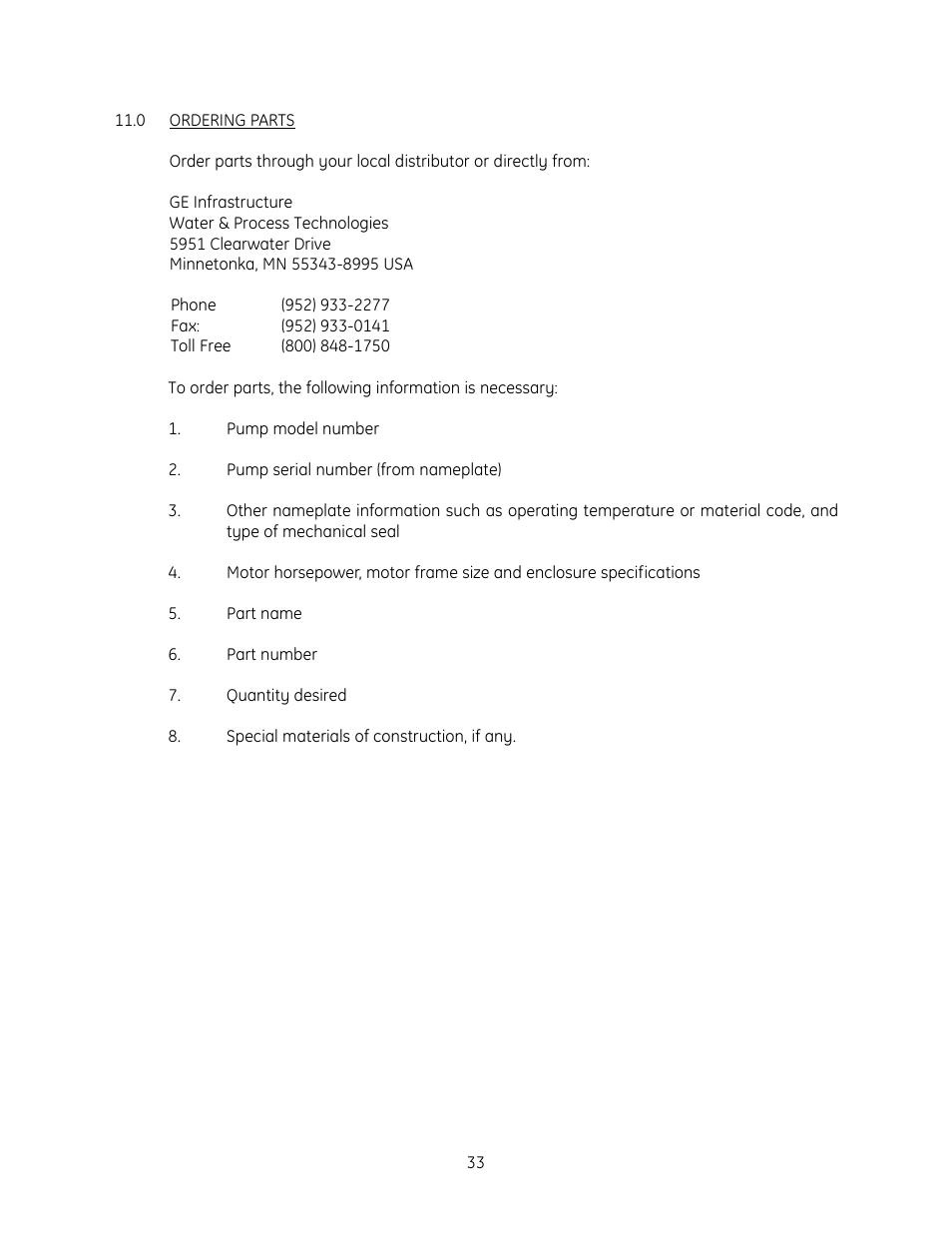GE SS1000 User Manual | Page 39 / 42