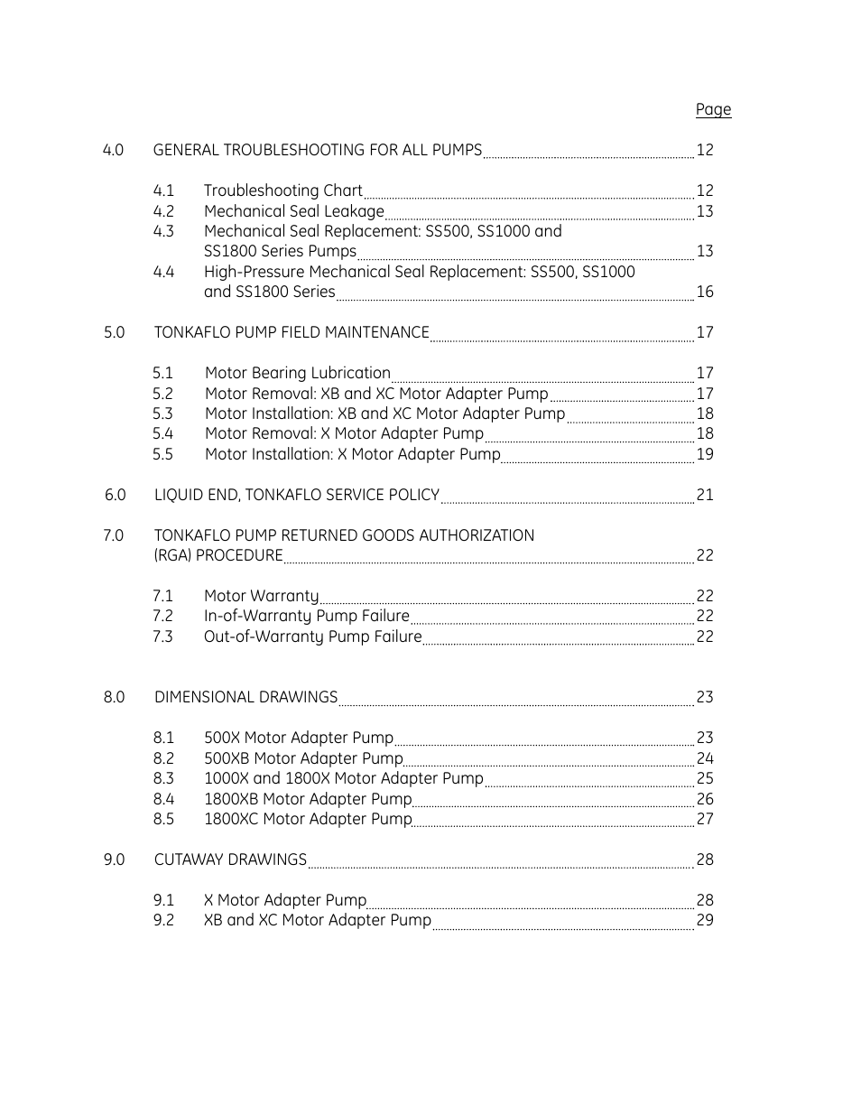 GE SS1000 User Manual | Page 4 / 42